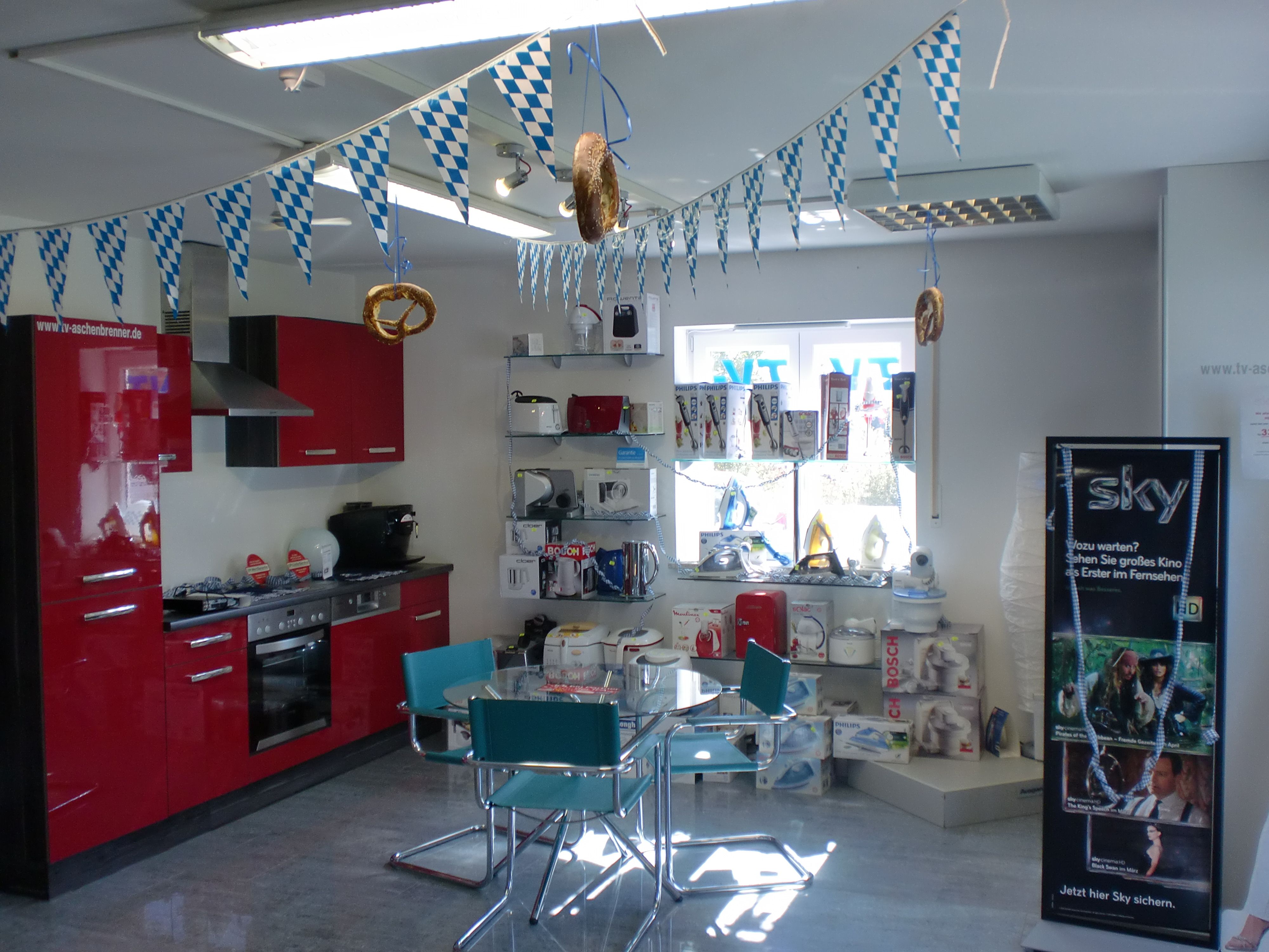 unsere Ausstellung mit Musterküche